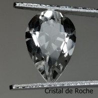 Cristal De Roche Naturel Du Brésil - VS - Poire 2.58 Carats - 11.9 X 8.2 X 5.3 Mm - Altri & Non Classificati