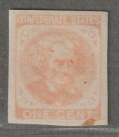 Etats-Unis D'Amérique - N°6 * (1862-64) 1c Jaune Foncé - 1861-65 Stati Confederati