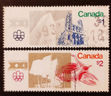 Canada 1976  USED  Sc687 -688,  1$ And 2$ Olympic Sites - Usati