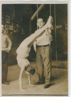 Photo Meurisse Années 1930,mlle Paris Fait De La Culture Physique, Format 13/18 - Geïdentificeerde Personen