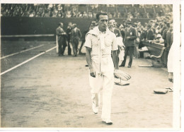 Photo Meurisse Années 1930,Tennis Henry Cochet Après La Coupe Davis, Format 13/18 - Sporten