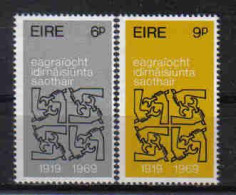 Ireland 1969 Labour Party Y.T. 234/235 ** - Unused Stamps