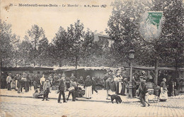 MARCHES - MONTREUIL SOUS BOIS - Le Marché - BF PARIS - Carte Postale Ancienne - Marktplaatsen