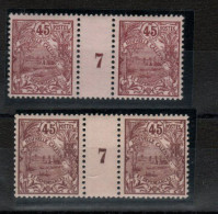 Nouvelle - Calédonie _ 2 Millésimes -  (1907) 2 Couleures -  N°99 - Otros & Sin Clasificación