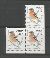 Ireland 2002 Bird Chaffinch From Booklet Y.T. 1463 ** - Unused Stamps