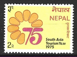 NEPAL. N°290 De 1975. Année Du Tourisme En Asie Du Sud. - Autres & Non Classés