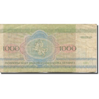 Billet, Bélarus, 1000 Rublei, 1992, KM:11, TTB - Wit-Rusland