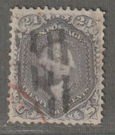 Etats-Unis D'Amérique - N°24 Obl (1861) G.Washington : 24c Violet-gris - Used Stamps