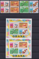 Ghana Block 87 + 864-867 A+B Postfrisch Rotary Club #ND261 - Ghana (1957-...)