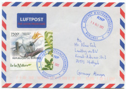 Cover Burundi 2022 Imperforated Parrot Cockatoo - Briefe U. Dokumente