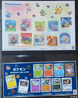 Japan 2021, Pokémon Card Game, Two MNH Sheetlets - Unused Stamps