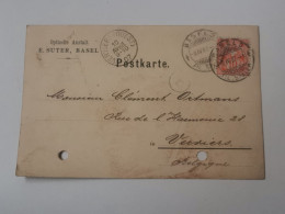 Entier Postaux, E. Suter, Basel 1907 - Postwaardestukken