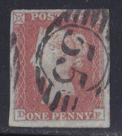 Grande Bretagne - 1840 - 1901 Victoria  Y&T N ° 3  Non Dentelé DF Avec Chiffre 55  London District - Used Stamps
