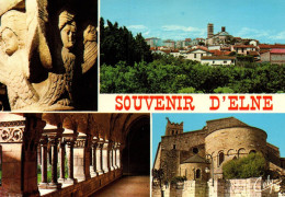 66 Pyrenees Orientales Elne Un Chapiteau Du Cloitre Vue Generale L Eglise Multi Vue Generale - Elne