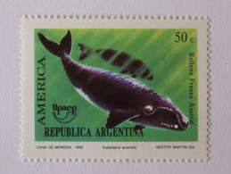 ARGENTINE 1993  Baleine Franche Australe Eubalaena Australis UPAEP. Neuf - Nuevos