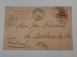 Entier Postaux, Oblitéré Bonn 1902 - Tarjetas