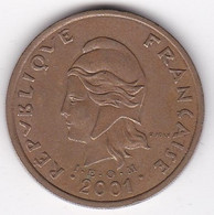 Polynésie Française . 100 Francs 2001, Cupro-nickel-aluminium - French Polynesia