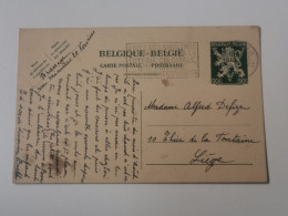 Entier Postaux, Oblitéré Verviers 1945 - Tarjetas 1934-1951