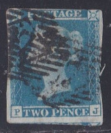 Grande Bretagne - 1840 - 1901 Victoria  Y&T N ° 4  Non Dentelé PJ  Oblitéré - Used Stamps