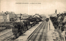 K1202 - CRAPONNE Sur ARZON - D43 - La Gare Et Les Hôtels - Train - Craponne Sur Arzon