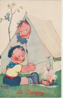 Illustrateur   : Béatrice Mallet : Le  Camping , Tente  ,   Enfant - Mallet, B.