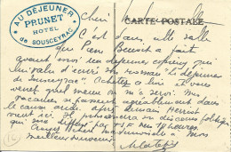 3  ---  46  SOUSCEYRAC  L'Hôtel Prunet   La Salle à Manger Et La Grande Cheminée - Sousceyrac