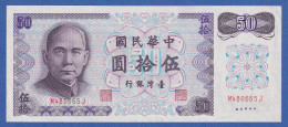 China Taiwan 1972 Banknote 50 Yuan Bankfrisch, Unzirkuliert. - China