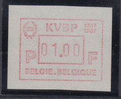 Belgien FRAMA-ATM Sonderausgabe KVBP 1987 Von VS **  - Sonstige & Ohne Zuordnung