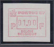 Belgien FRAMA-ATM Sonderausgabe PORTUS 87 Von VS **  - Autres & Non Classés