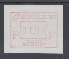 Belgien FRAMA-ATM Sonderausgabe BENELUX '89 **  - Autres & Non Classés