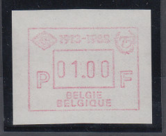 Belgien FRAMA-ATM Sonderausgabe 75 Jahre Postscheckamt Brüssel  **  - Autres & Non Classés