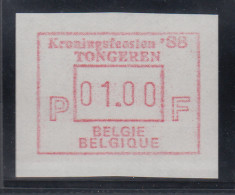 Belgien FRAMA-ATM Sonderausgabe Kroningsfeesten `88 Tongeren  **  - Other & Unclassified