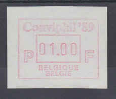 Belgien FRAMA-ATM Sonderausgabe Coviphil '89 ** Von VS - Autres & Non Classés