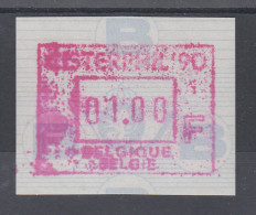 Belgien FRAMA-ATM Sonderausgabe CISTERPHIL '90 **  - Other & Unclassified