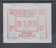 Belgien FRAMA-ATM Sonderausgabe GANDAE 91 **  - Andere & Zonder Classificatie
