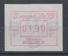 Belgien FRAMA-ATM Sonderausgabe BRUPHILA `95 **  - Andere & Zonder Classificatie
