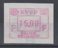 Belgien FRAMA-ATM Sonderausgabe KVBP 1937-1997 **  - Autres & Non Classés