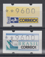 Brasilien Klüssendorf-ATM Postemblem / BRASILIANA'93,  Mi.-Nr. 4 Und 5 ** - Franking Labels