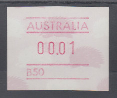 Australien Frama-ATM 4. Ausgabe 1987 Ameisenigel, Fehlverwendung Mit B-Nummer ** - Machine Labels [ATM]