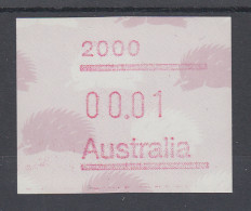 Australien Frama-ATM 4. Ausgabe 1987, Ameisenigel, Ausgabe Mit Postcode ** - Automatenmarken [ATM]