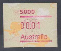 Australien Frama-ATM Kragenechse, Mit Postcode 5000 ** - Timbres De Distributeurs [ATM]