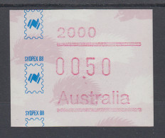 Australien Frama-ATM Ameisenigel, Sonderausgabe SYDPEX `88 ** Aus OA  - Machine Labels [ATM]