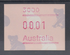 Australien Frama-ATM Koala Mit Postcode 3000 ** - Timbres De Distributeurs [ATM]