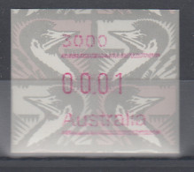 Australien Frama-ATM Emu Grau Mit Postcode 3000 ** - Timbres De Distributeurs [ATM]