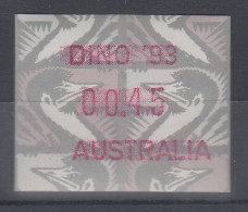 Australien Frama-ATM Emu Grau Sonderausgabe DINO `93 ** - Machine Labels [ATM]