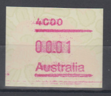 Australien Frama-ATM Waratah-Blume Mit Postcode 4000 ** - Automatenmarken [ATM]