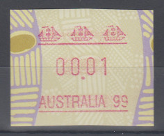 Australien Frama-ATM Aboriginal-Art Sonderausgabe Australia 99 ** Linie Lang  - Automatenmarken [ATM]