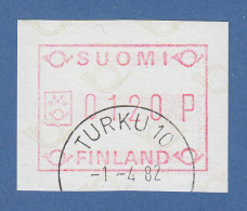 Finnland 1982 FRAMA-ATM Mi.-Nr. 1.1 Wert 120 Mit ET-O TURKU - Timbres De Distributeurs [ATM]