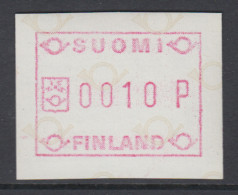 Finnland 1982 FRAMA-ATM Posthörner,  Mi.-Nr. 1 ** - Automaatzegels [ATM]