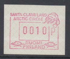 Finnland 1989 FRAMA-ATM Ornamente SANTA CLAUS LAND,  Mi.-Nr. 6  - Vignette [ATM]